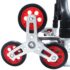 vidaXL Foldable Stair Transport Trolley 70 kg Aluminium Silver - Image 7