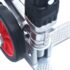 vidaXL Foldable Stair Transport Trolley 70 kg Aluminium Silver - Image 8