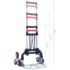 vidaXL Foldable Stair Transport Trolley 70 kg Aluminium Silver - Image 10