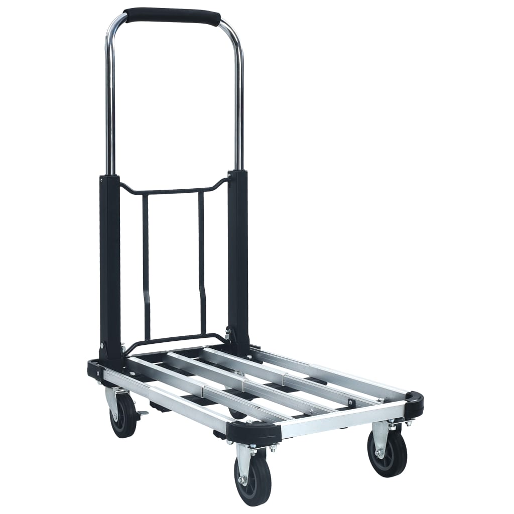 8719883986968_a_en_hd_1 vidaXL Foldable Transport Trolley 150 kg Aluminium Silver - Image 1