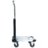 vidaXL Foldable Transport Trolley 150 kg Aluminium Silver - Image 5