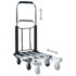 vidaXL Foldable Transport Trolley 150 kg Aluminium Silver - Image 10