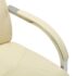 vidaXL Cantilever Office Chair Cream Faux Leather - Image 5
