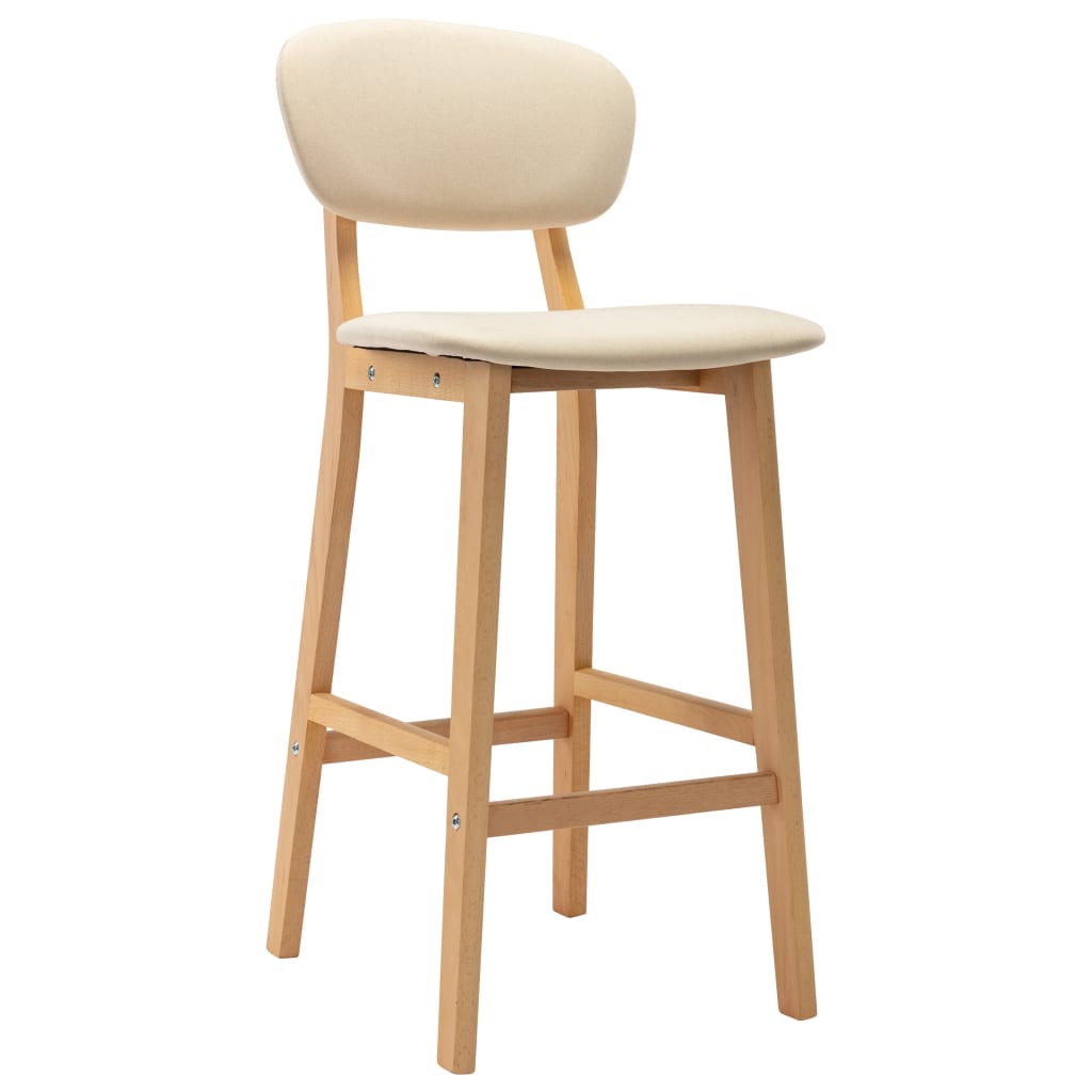 8719883987545_g_en_hd_1 vidaXL Bar Stools 2 pcs Cream Fabric - Image 2