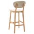 vidaXL Bar Stools 2 pcs Cream Fabric - Image 5