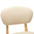 vidaXL Bar Stools 2 pcs Cream Fabric - Image 6