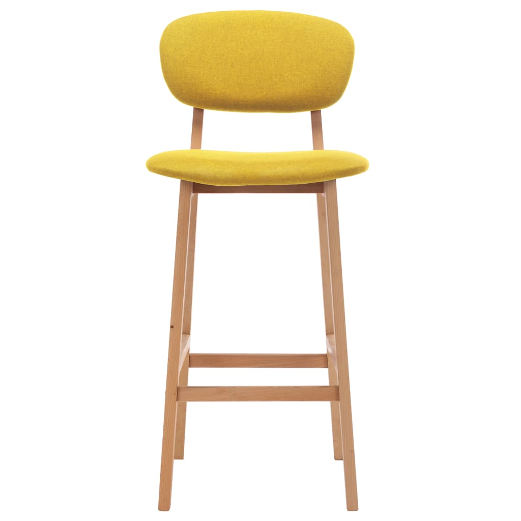 8719883987590_g_en_hd_2 vidaXL Bar Stools 2 pcs Mustard Yellow Fabric - Image 3