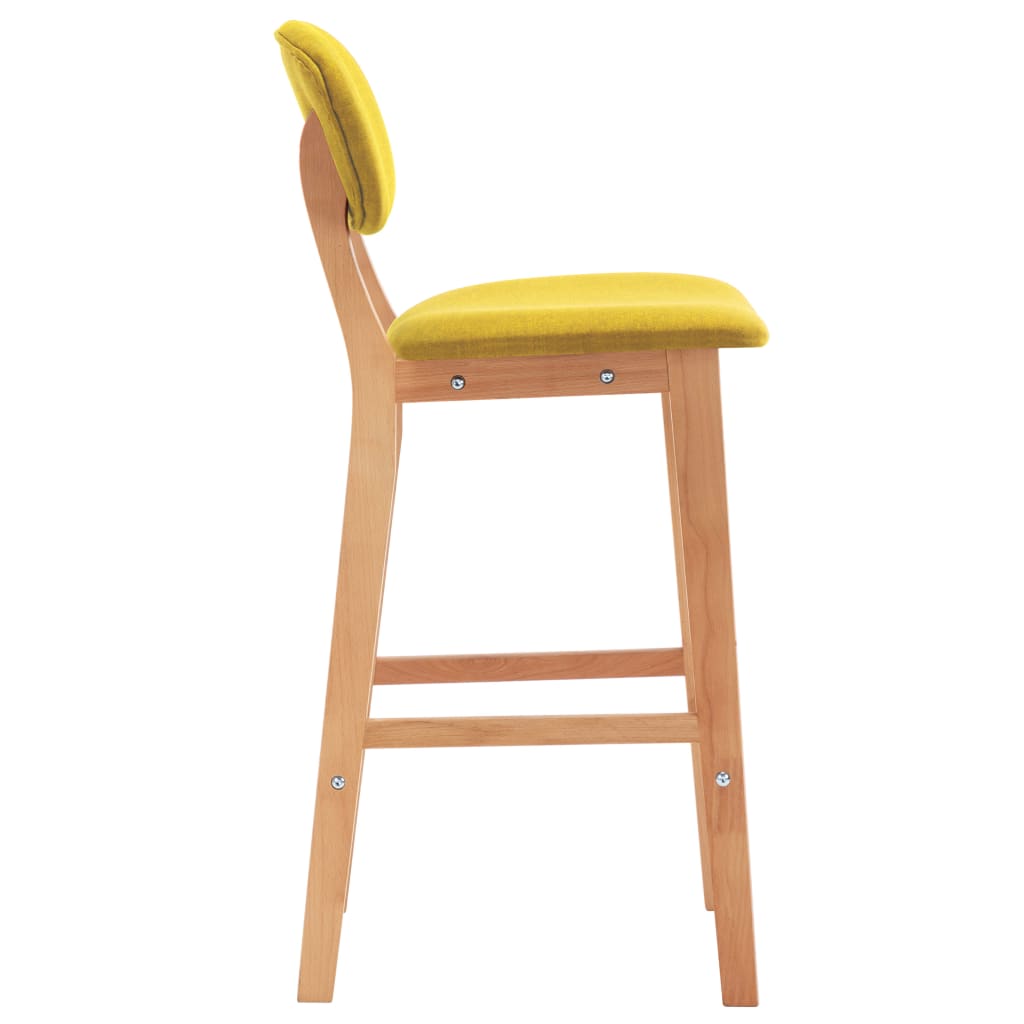 8719883987590_g_en_hd_3 vidaXL Bar Stools 2 pcs Mustard Yellow Fabric - Image 4