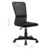 vidaXL Office Chair Black 44x52x100 cm Mesh Fabric - Image 8