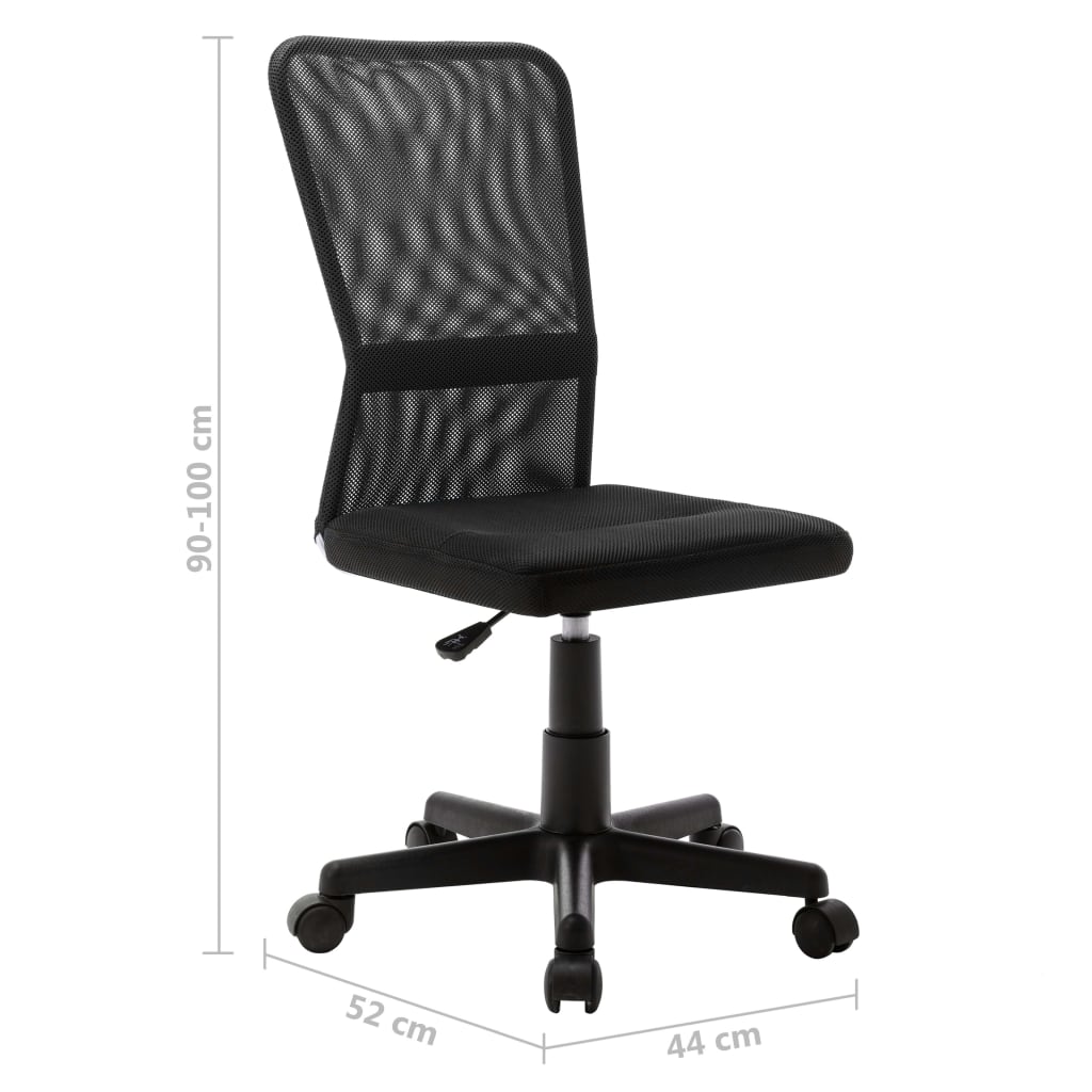 8719883988757_g_en_hd_7 vidaXL Office Chair Black 44x52x100 cm Mesh Fabric - Image 8