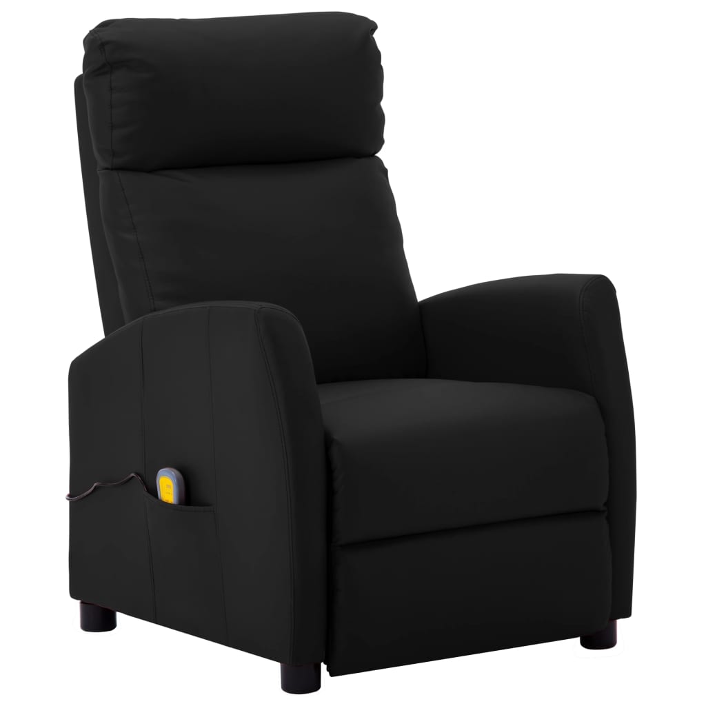 8719883990668_a_en_hd_1 vidaXL Massage Chair Black Faux Leather - Image 1
