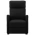 vidaXL Massage Chair Black Faux Leather - Image 2