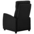 vidaXL Massage Chair Black Faux Leather - Image 4