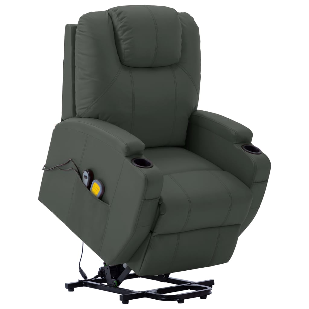 8719883991030_a_en_hd_1 vidaXL Stand up Massage Chair Anthracite Faux Leather - Image 1