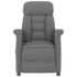 vidaXL Massage Chair Dark Grey Faux Suede Leather - Image 3