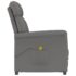 vidaXL Massage Chair Dark Grey Faux Suede Leather - Image 4