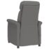 vidaXL Massage Chair Dark Grey Faux Suede Leather - Image 5