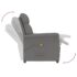 vidaXL Massage Chair Dark Grey Faux Suede Leather - Image 6