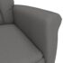 vidaXL Massage Chair Dark Grey Faux Suede Leather - Image 8