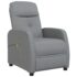 vidaXL Massage Chair Light Grey Fabric - Image 2