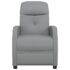 vidaXL Massage Chair Light Grey Fabric - Image 3