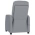 vidaXL Massage Chair Light Grey Fabric - Image 5