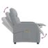 vidaXL Massage Chair Light Grey Fabric - Image 7