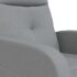 vidaXL Massage Chair Light Grey Fabric - Image 8