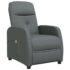 vidaXL Massage Chair Dark Grey Fabric - Image 2