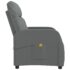 vidaXL Massage Chair Dark Grey Fabric - Image 4