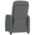 vidaXL Massage Chair Dark Grey Fabric - Image 5