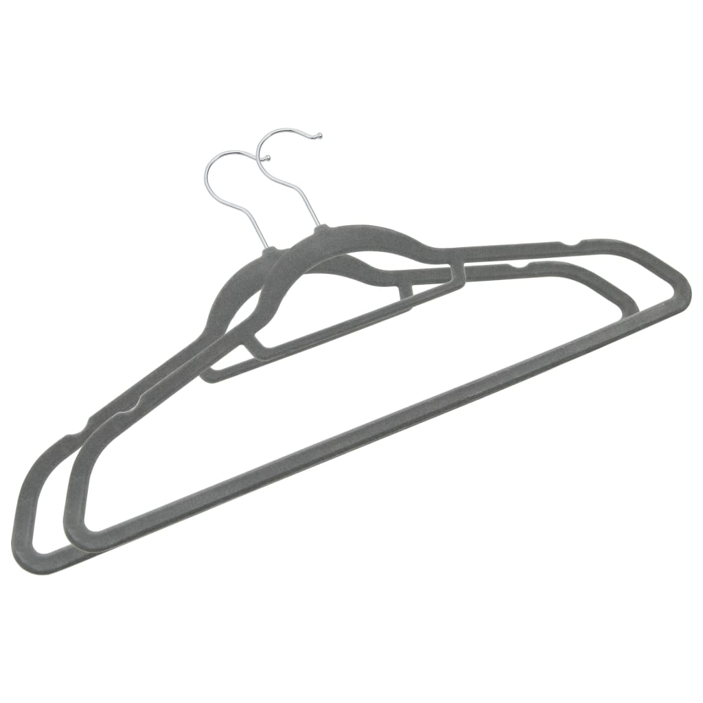 8719883994147_g_en_hd_3 vidaXL 50 pcs Clothes Hanger Set Anti-slip Grey Velvet - Image 4