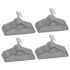 vidaXL 100 pcs Clothes Hanger Set Anti-slip Grey Velvet - Image 2