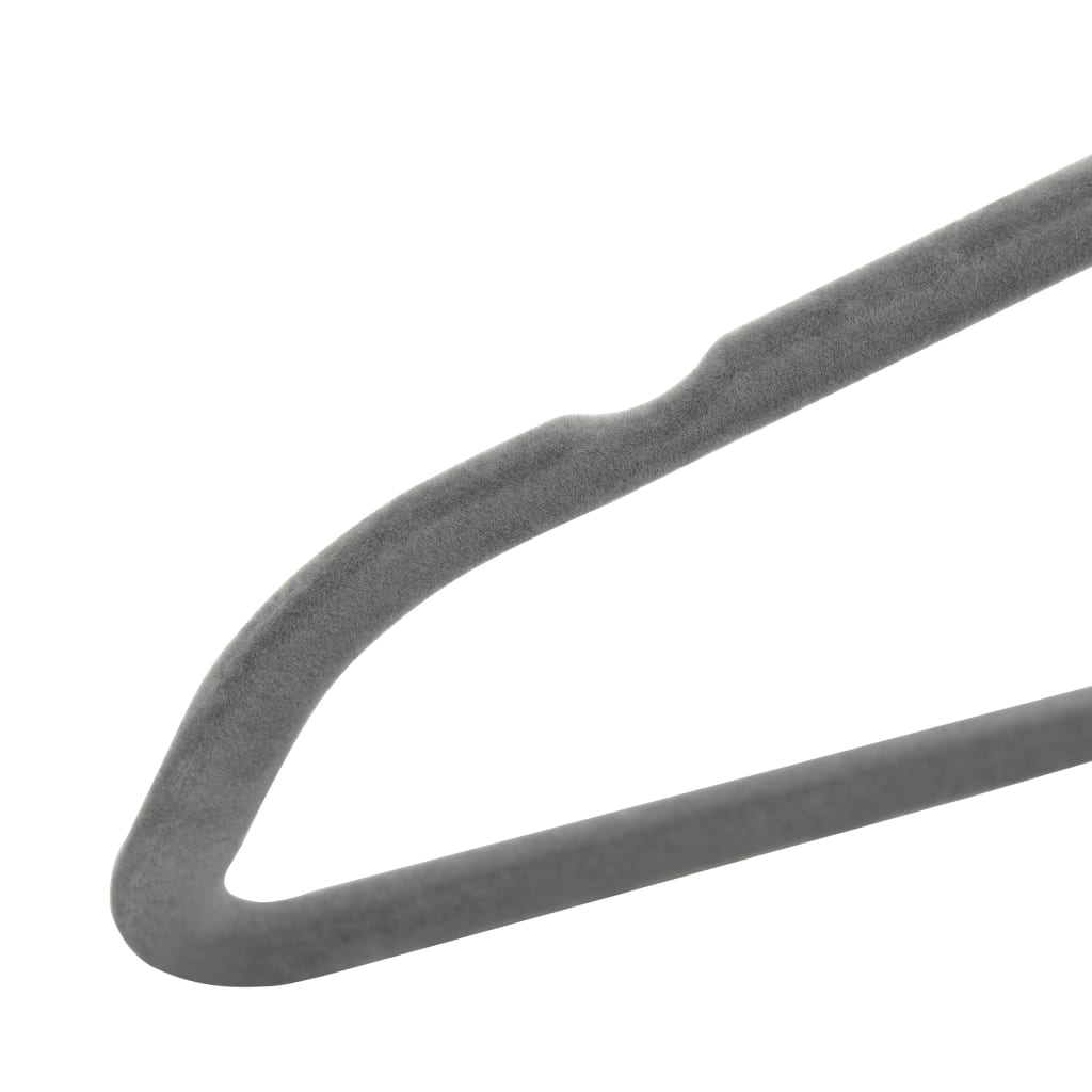 8719883994154_g_en_hd_5 vidaXL 100 pcs Clothes Hanger Set Anti-slip Grey Velvet - Image 6