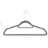 vidaXL 100 pcs Clothes Hanger Set Anti-slip Grey Velvet - Image 7