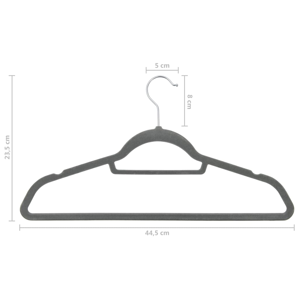 8719883994154_g_en_hd_6 vidaXL 100 pcs Clothes Hanger Set Anti-slip Grey Velvet - Image 7