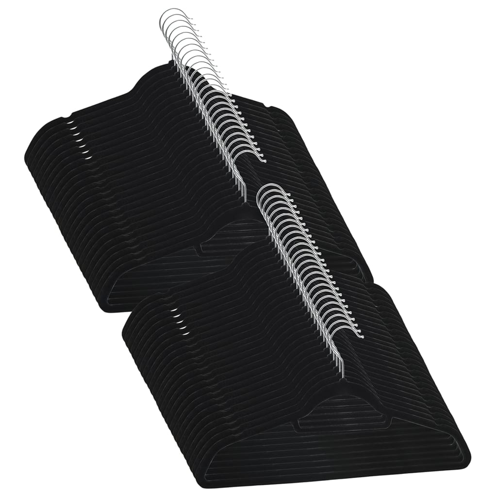 8719883994178_g_en_hd_1 vidaXL 50 pcs Clothes Hanger Set Anti-slip Black Velvet - Image 2