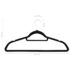 vidaXL 50 pcs Clothes Hanger Set Anti-slip Black Velvet - Image 7
