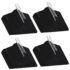vidaXL 100 pcs Clothes Hanger Set Anti-slip Black Velvet - Image 2