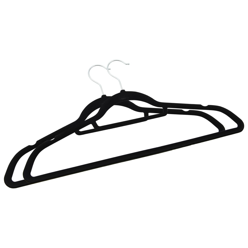 8719883994185_g_en_hd_3 vidaXL 100 pcs Clothes Hanger Set Anti-slip Black Velvet - Image 4
