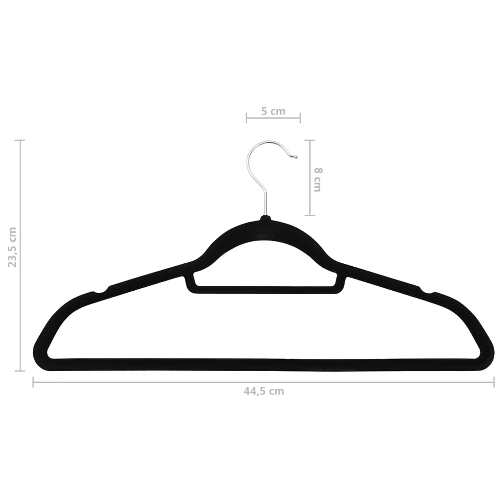 8719883994185_g_en_hd_6 vidaXL 100 pcs Clothes Hanger Set Anti-slip Black Velvet - Image 7