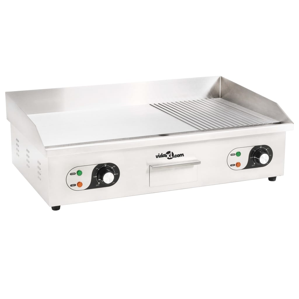 8719883994420_g_en_hd_2 vidaXL Electric Griddle Stainless Steel 4400 W 71x43x23.5 cm - Image 3