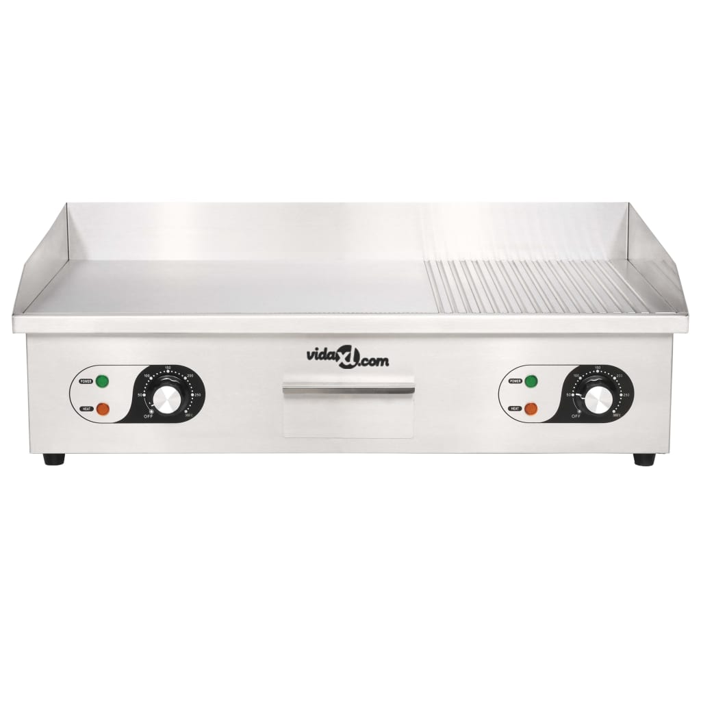 8719883994420_g_en_hd_3 vidaXL Electric Griddle Stainless Steel 4400 W 71x43x23.5 cm - Image 4