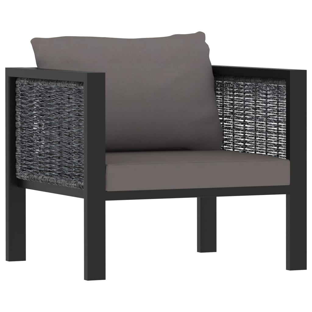 8719883994581_g_en_hd_5 vidaXL 6 Piece Garden Lounge Set with Cushions Poly Rattan Anthracite - Image 6