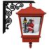 vidaXL Christmas Wall Lamp with LED Lights and Santa Red 40x27x45 cm - Image 3