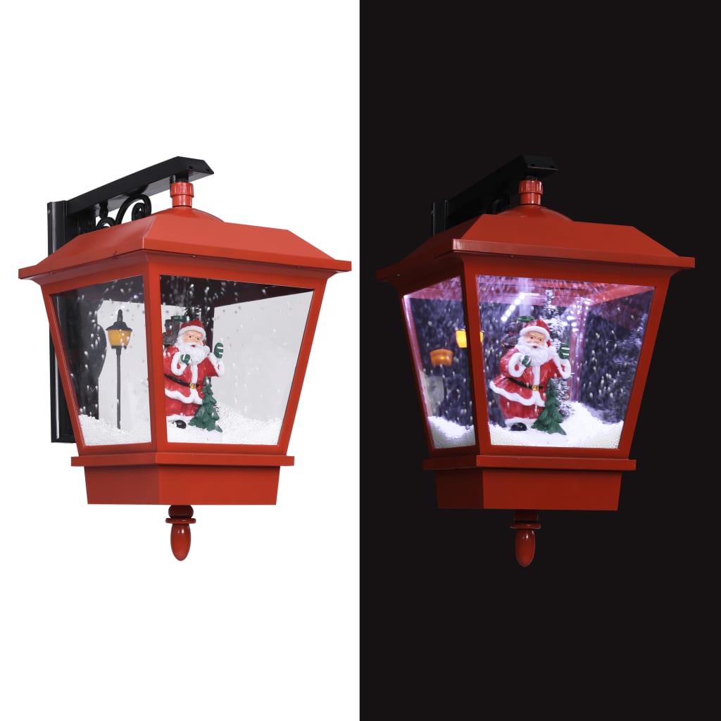 8719883994857_m_en_hd_1 vidaXL Christmas Wall Lamp with LED Lights and Santa Red 40x27x45 cm - Image 1