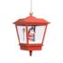 vidaXL Christmas Hanging Lamp with LED Light and Santa Red 27x27x45 cm - Image 3