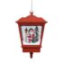 vidaXL Christmas Hanging Lamp with LED Light and Santa Red 27x27x45 cm - Image 4
