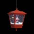 vidaXL Christmas Hanging Lamp with LED Light and Santa Red 27x27x45 cm - Image 6