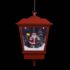 vidaXL Christmas Hanging Lamp with LED Light and Santa Red 27x27x45 cm - Image 7